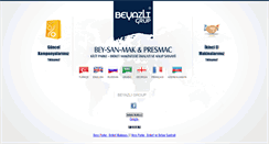 Desktop Screenshot of beysanmak.com