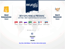 Tablet Screenshot of beysanmak.com